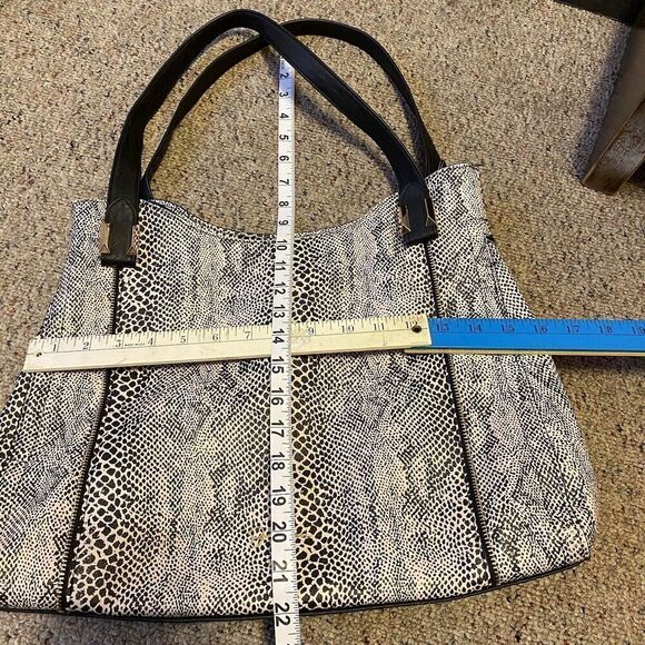 Jessica Simpson Leopard Print Soft Faux Leather Satchel Shoulder Bag Purse NWOT - Picture 2 of 7